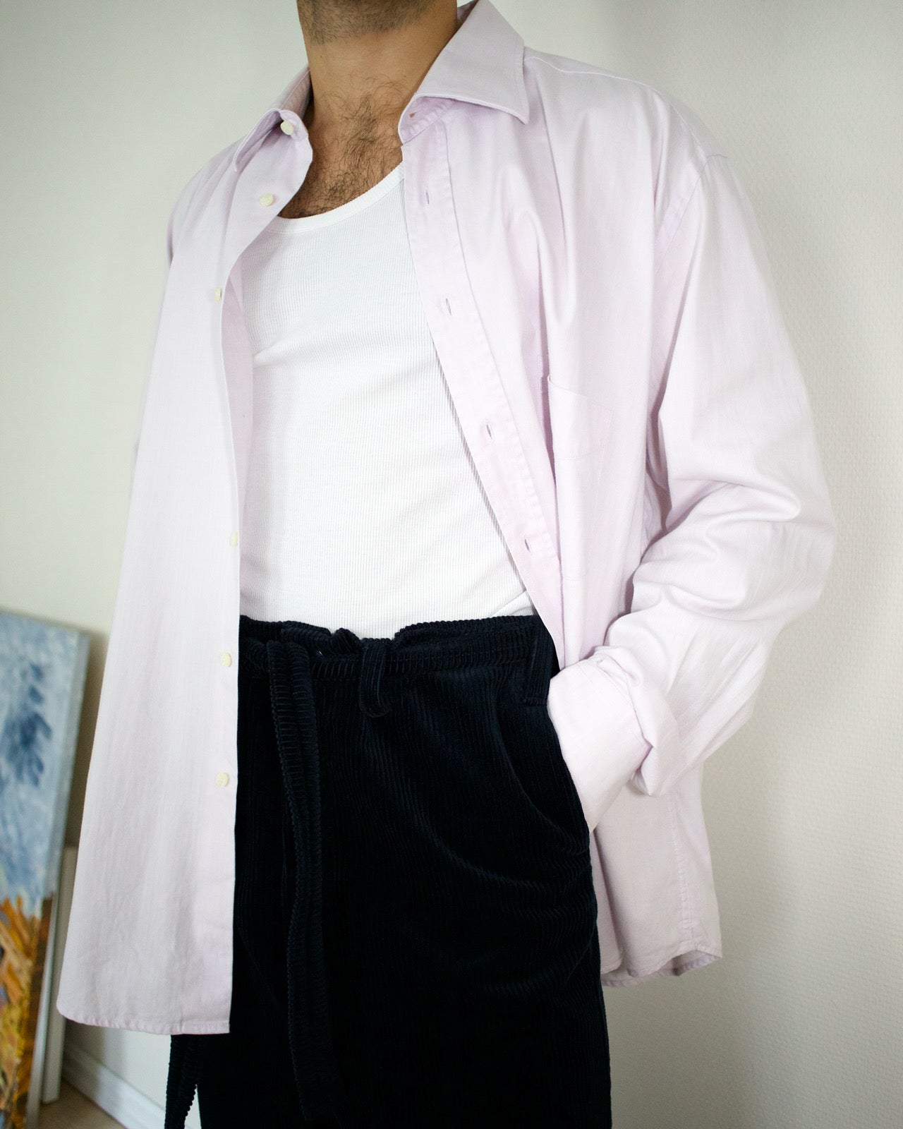 Spread Collar Shirt (XXL)