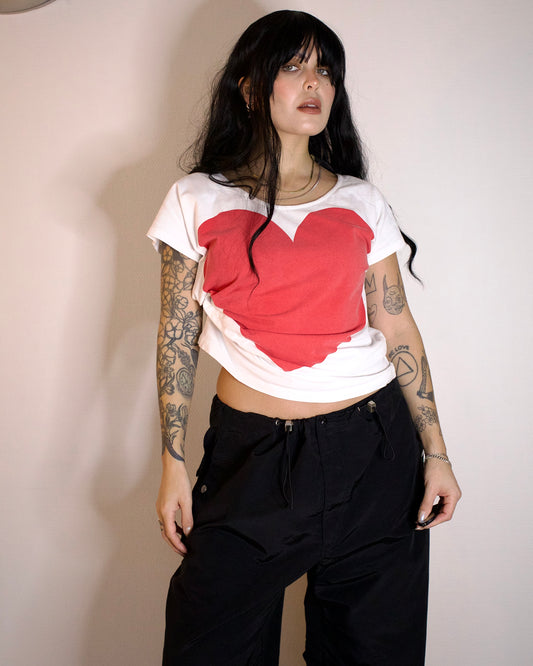 Heart Print Top (S)
