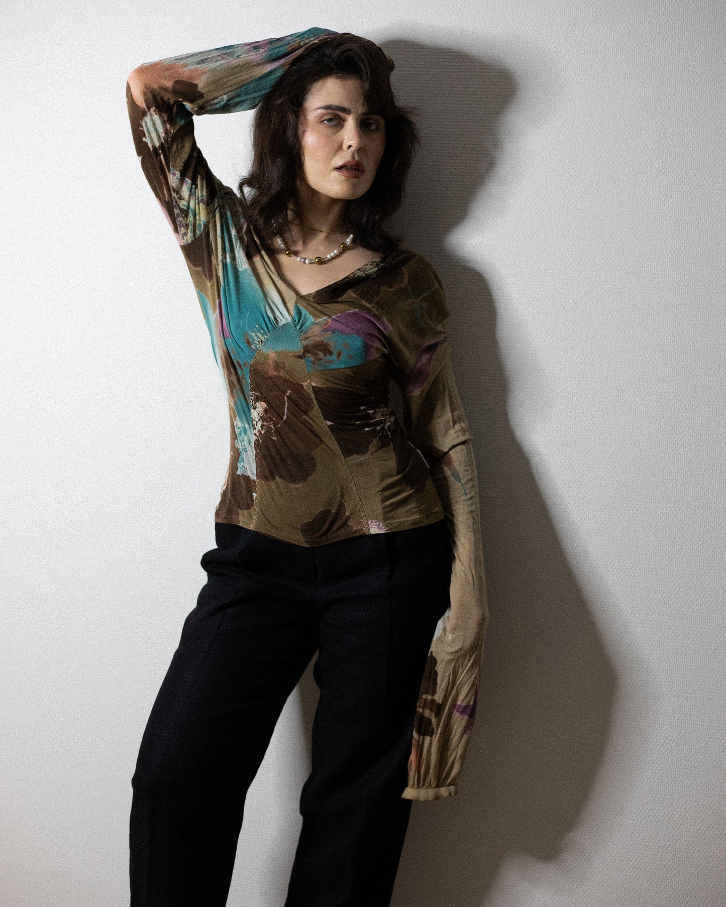Flowy bohemian long sleeve by Roberto Cavalli Class