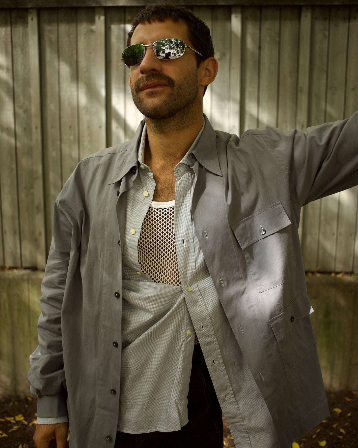 Cutaway Collar Shirt