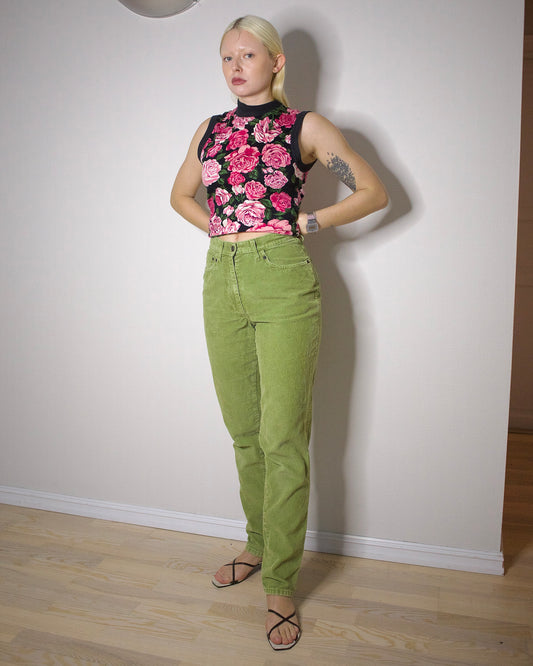 Slim-Straight Cord Trousers (XS/S)