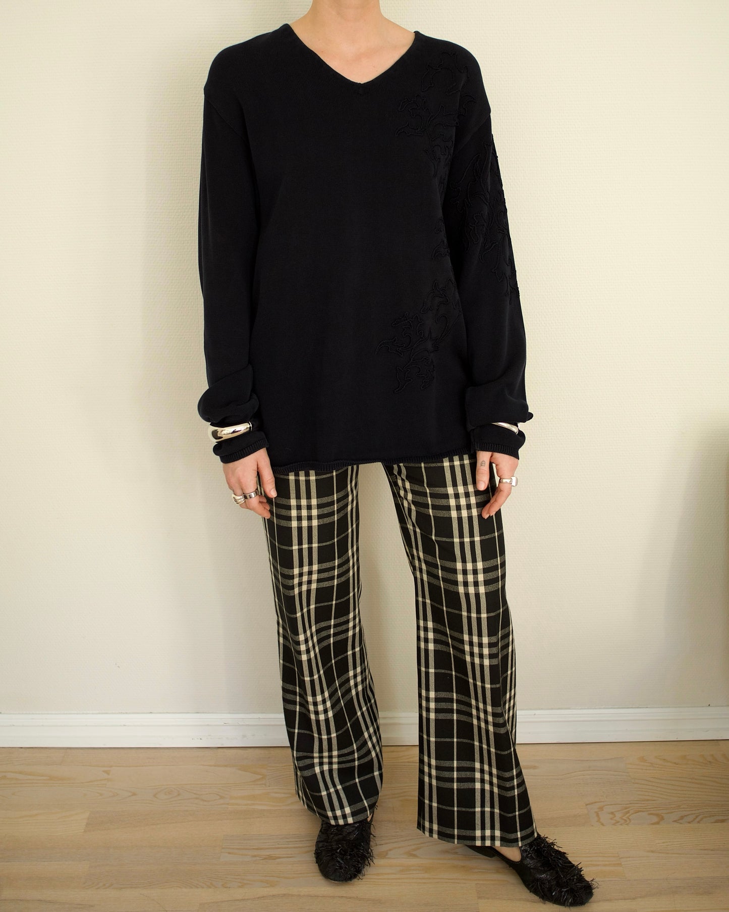 Checkered Wool Pants (XS/S)