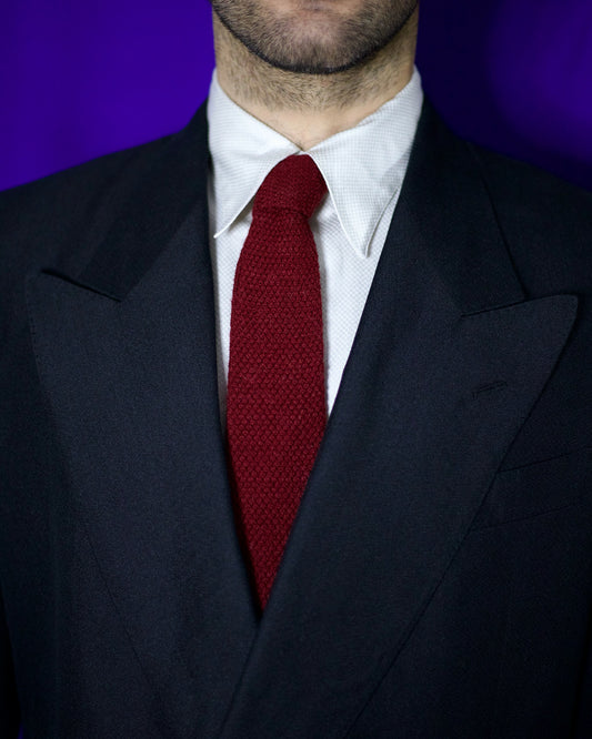 Textured Wool Necktie