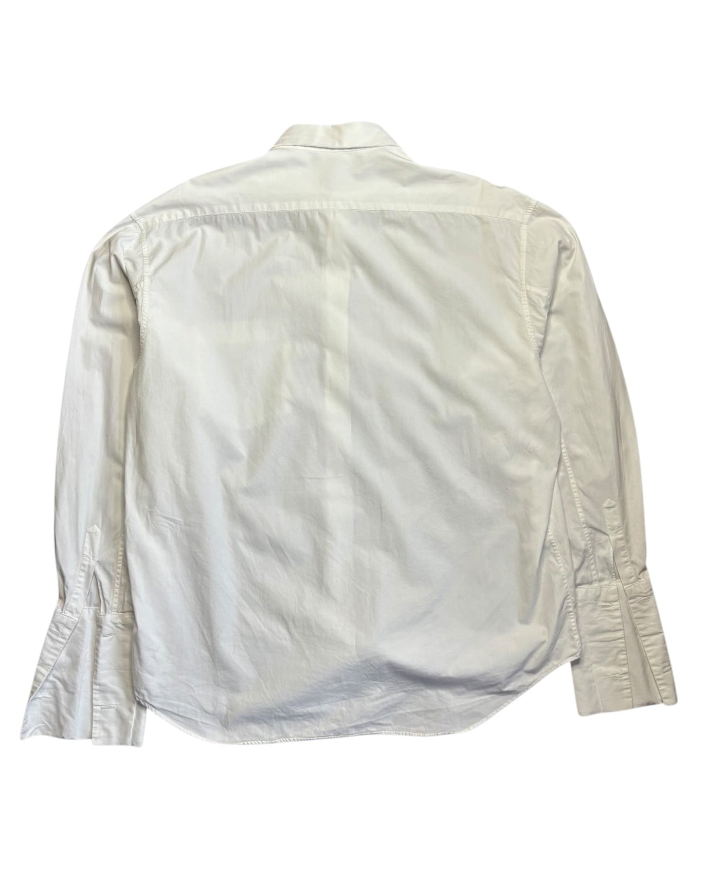 1990s white dress shirt with classic fit and French cuffs – Dolce & Gabbana vintage