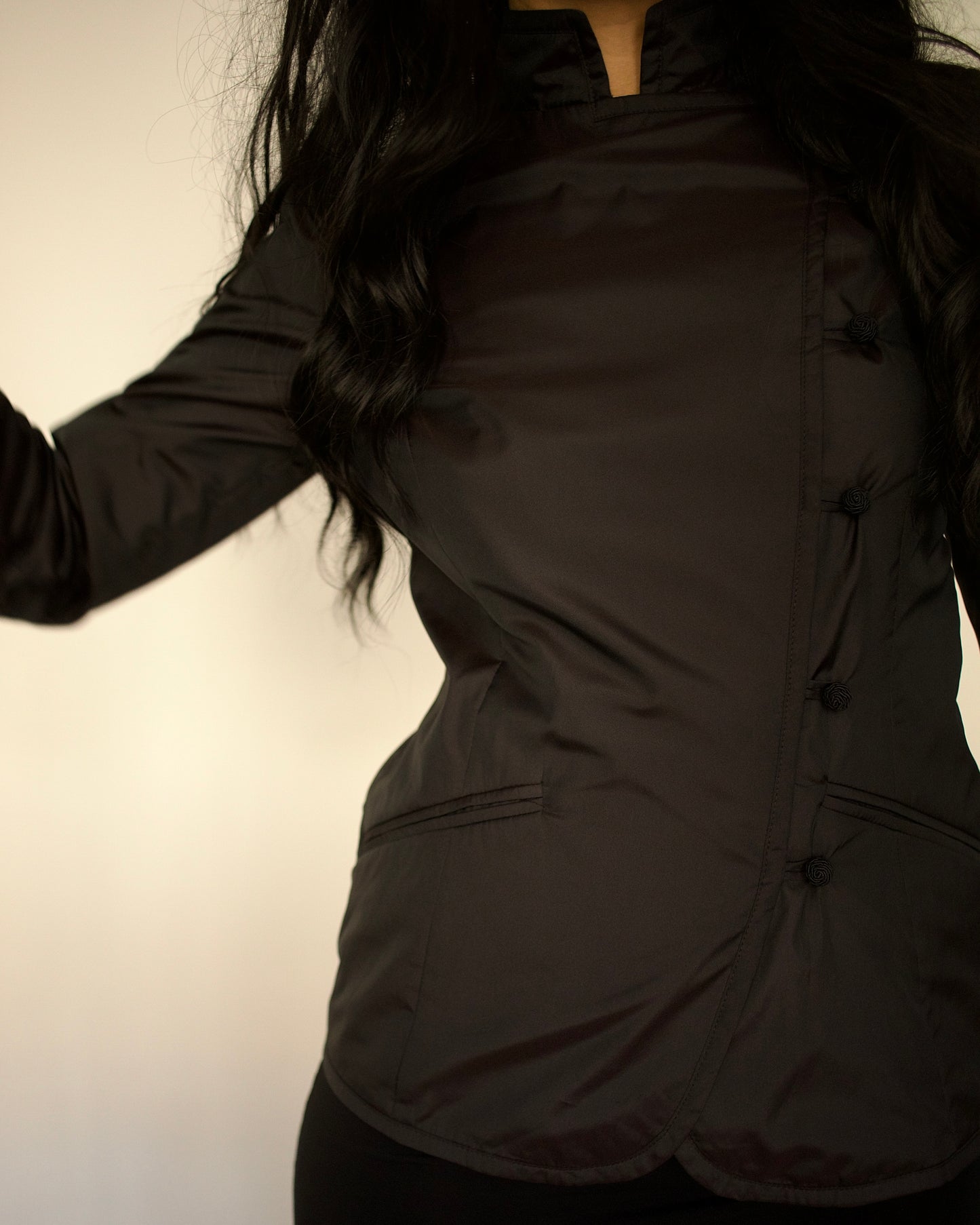 Mandarin Collar Jacket (S)