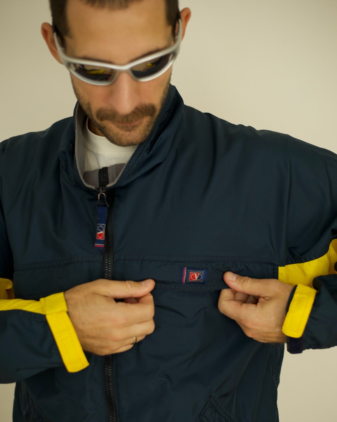 Colourblock Windbreaker (M/L)