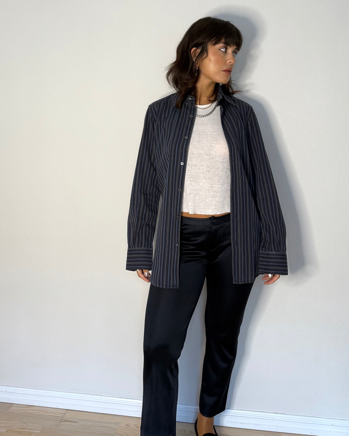 Navy blue striped Dolce & Gabbana shirt