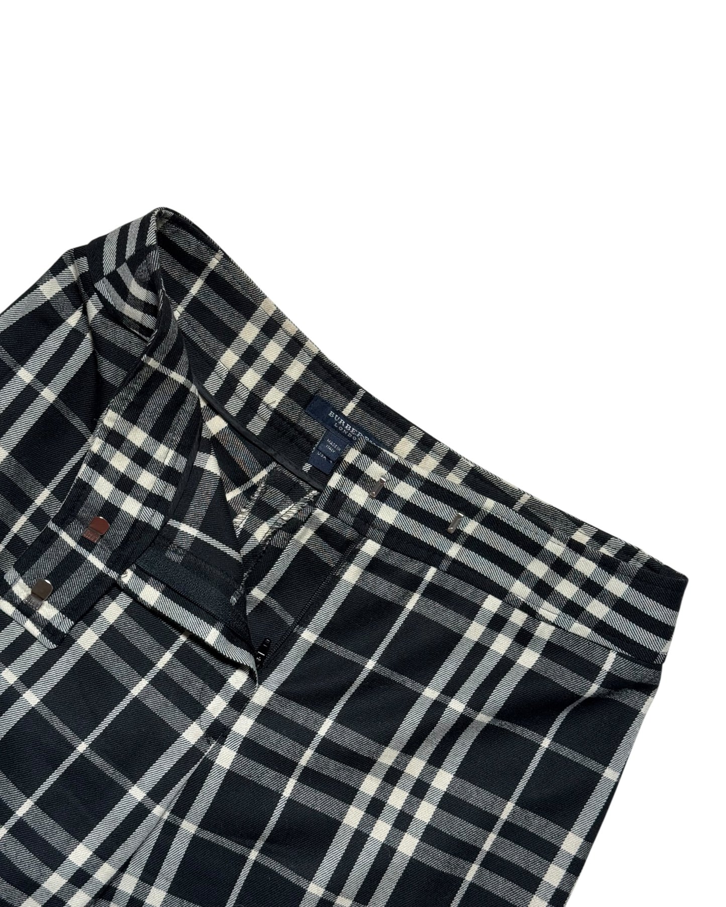 Checkered Wool Pants (XS)