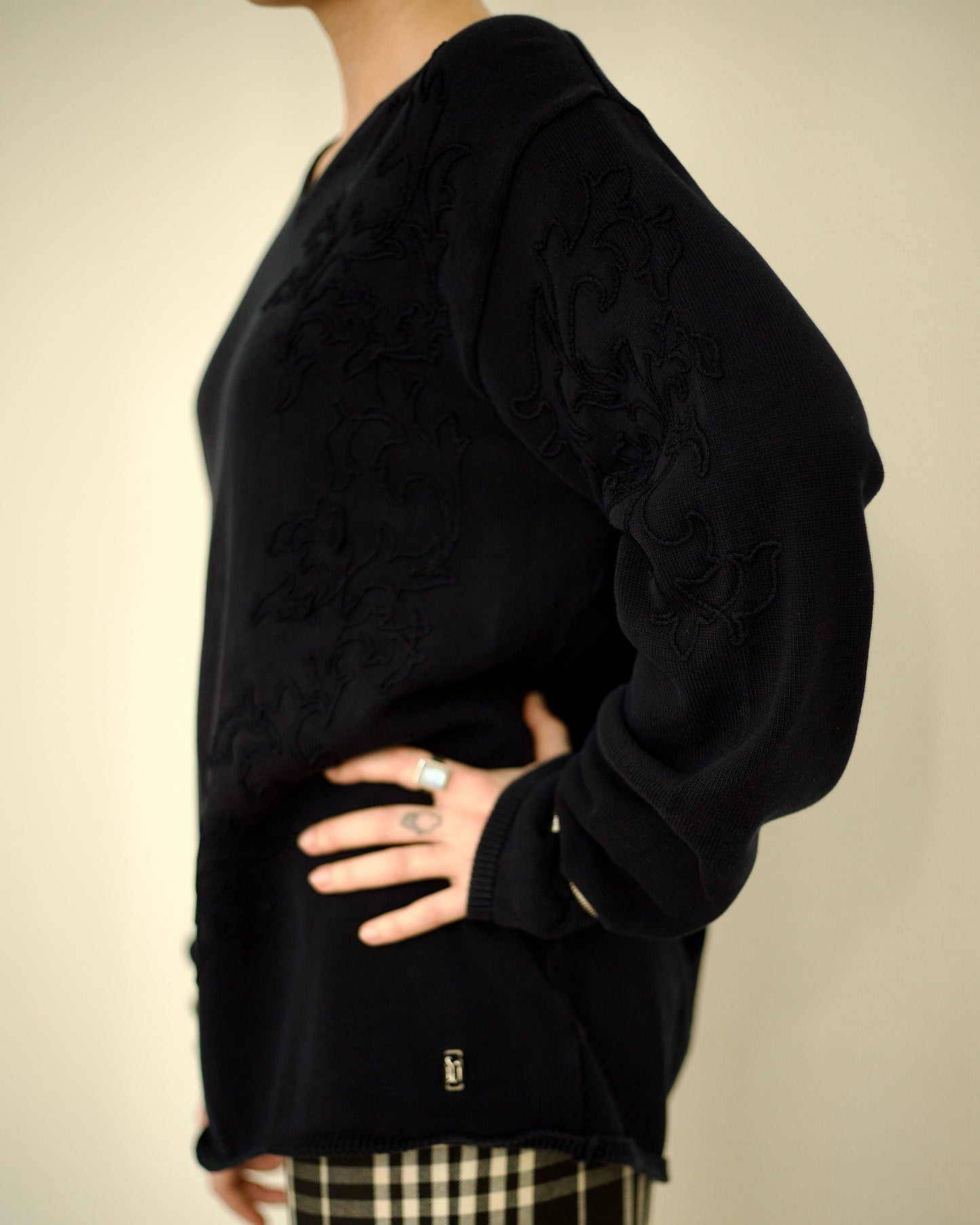 Y2K V-Neck Knit (L)