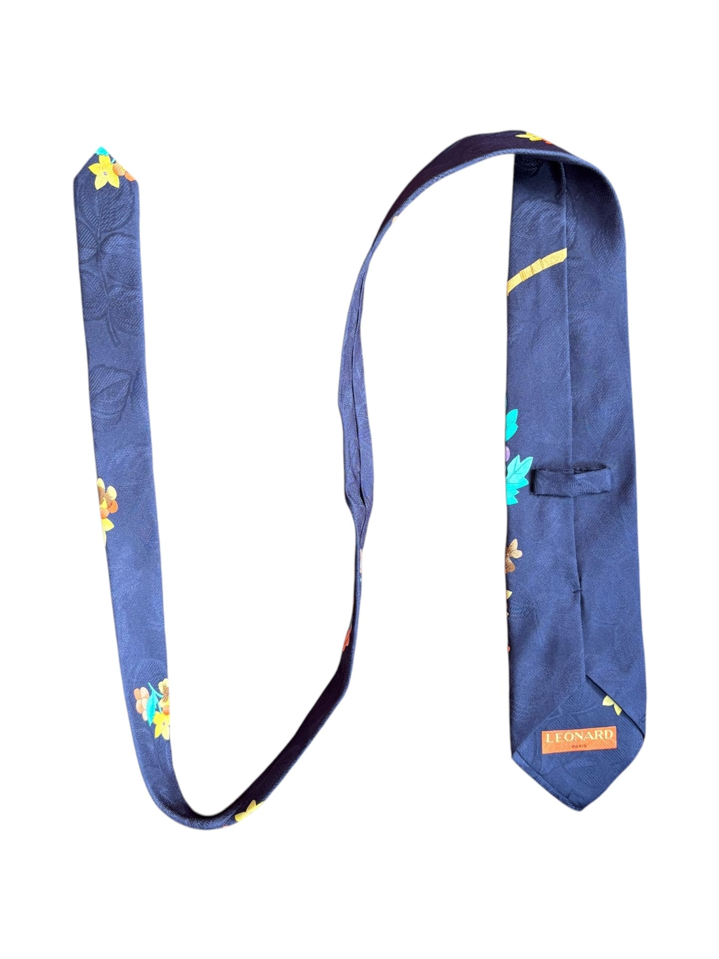 Vintage Leonard silk necktie
