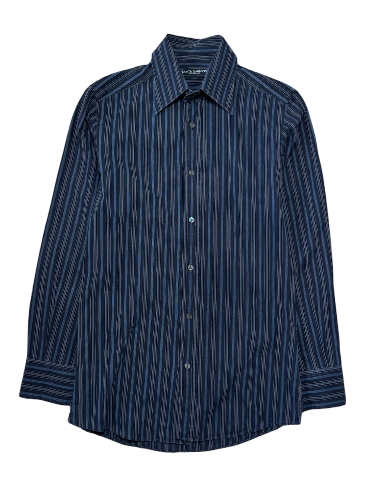 Navy blue striped Dolce & Gabbana shirt
