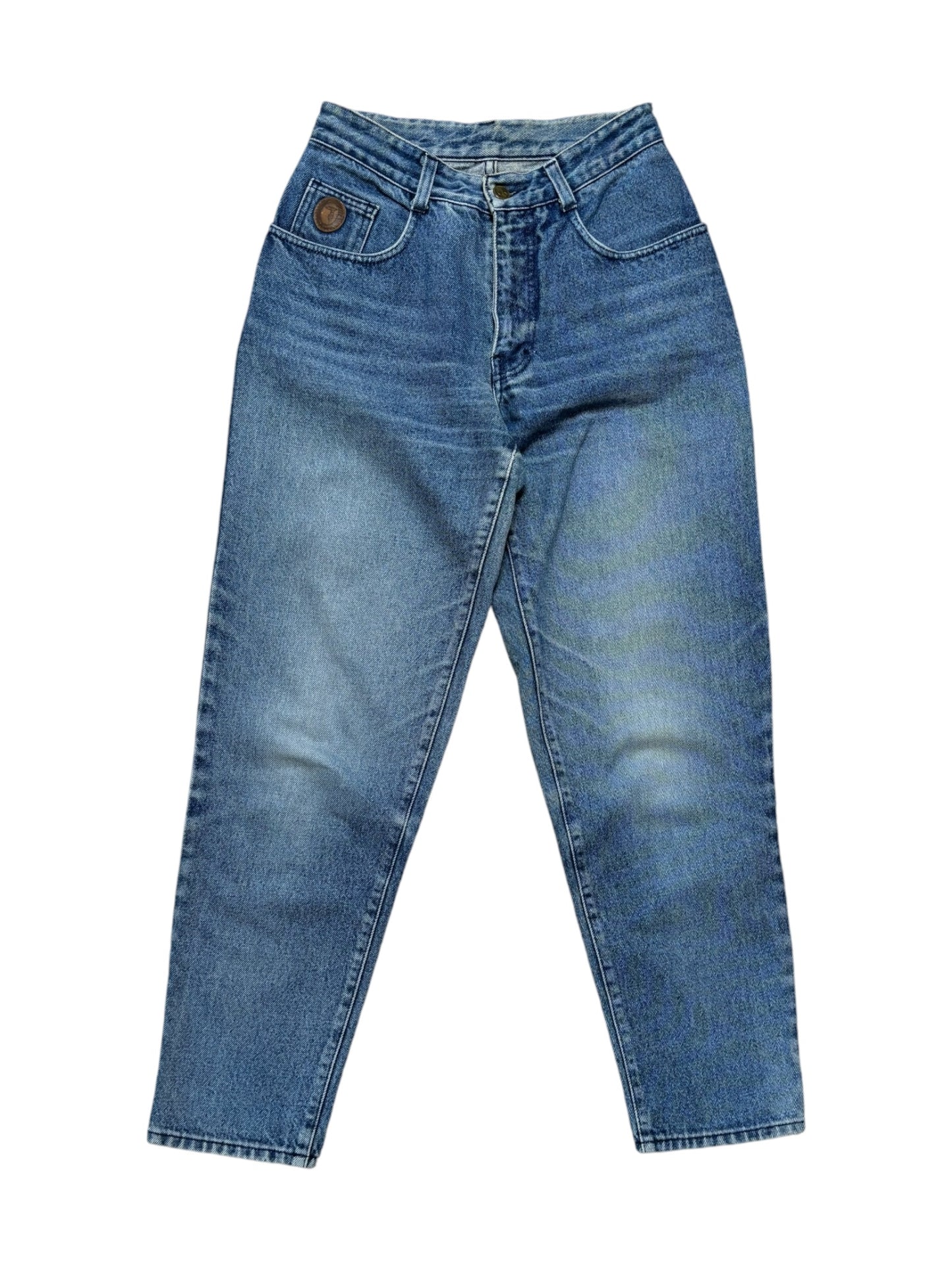 Vintage Trussardi blue jeans – classic Italian denim.