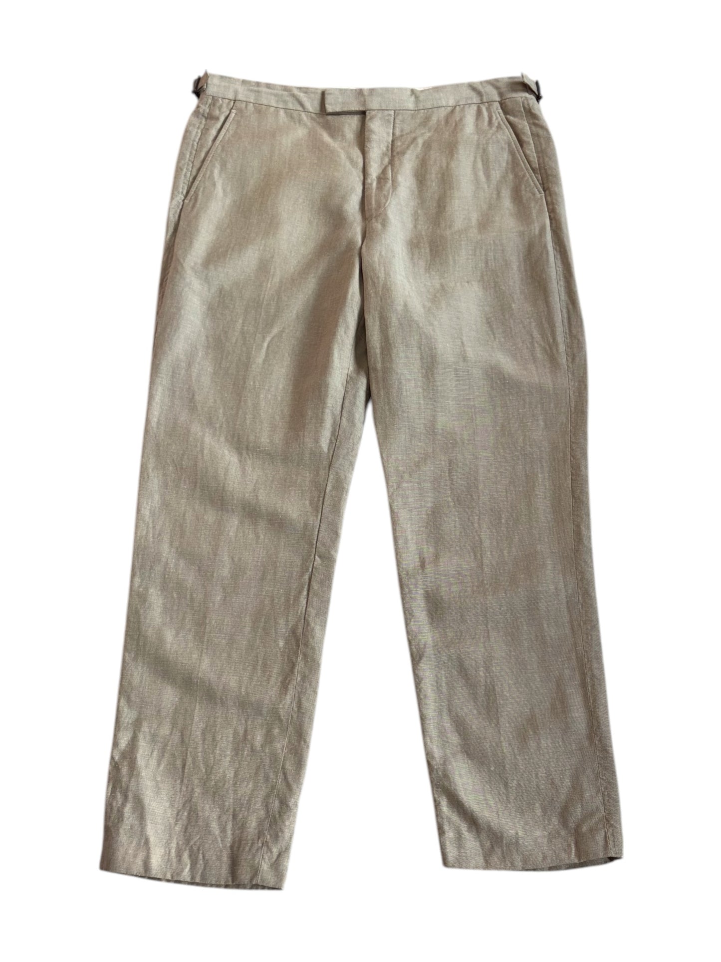 Vintage Kenzo linen pants – designer lightweight trousers