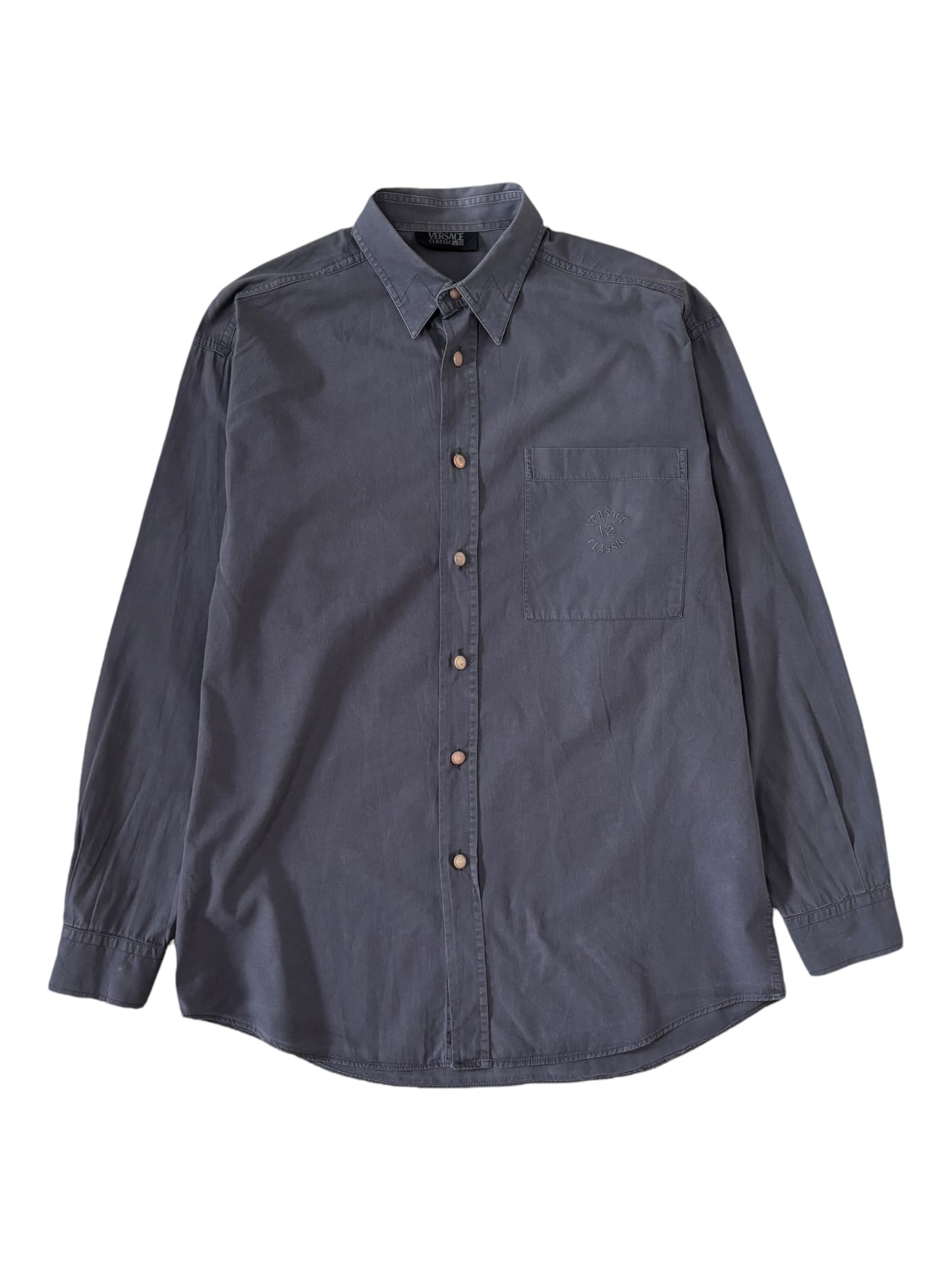 Relaxed Button Down Shirt (M)