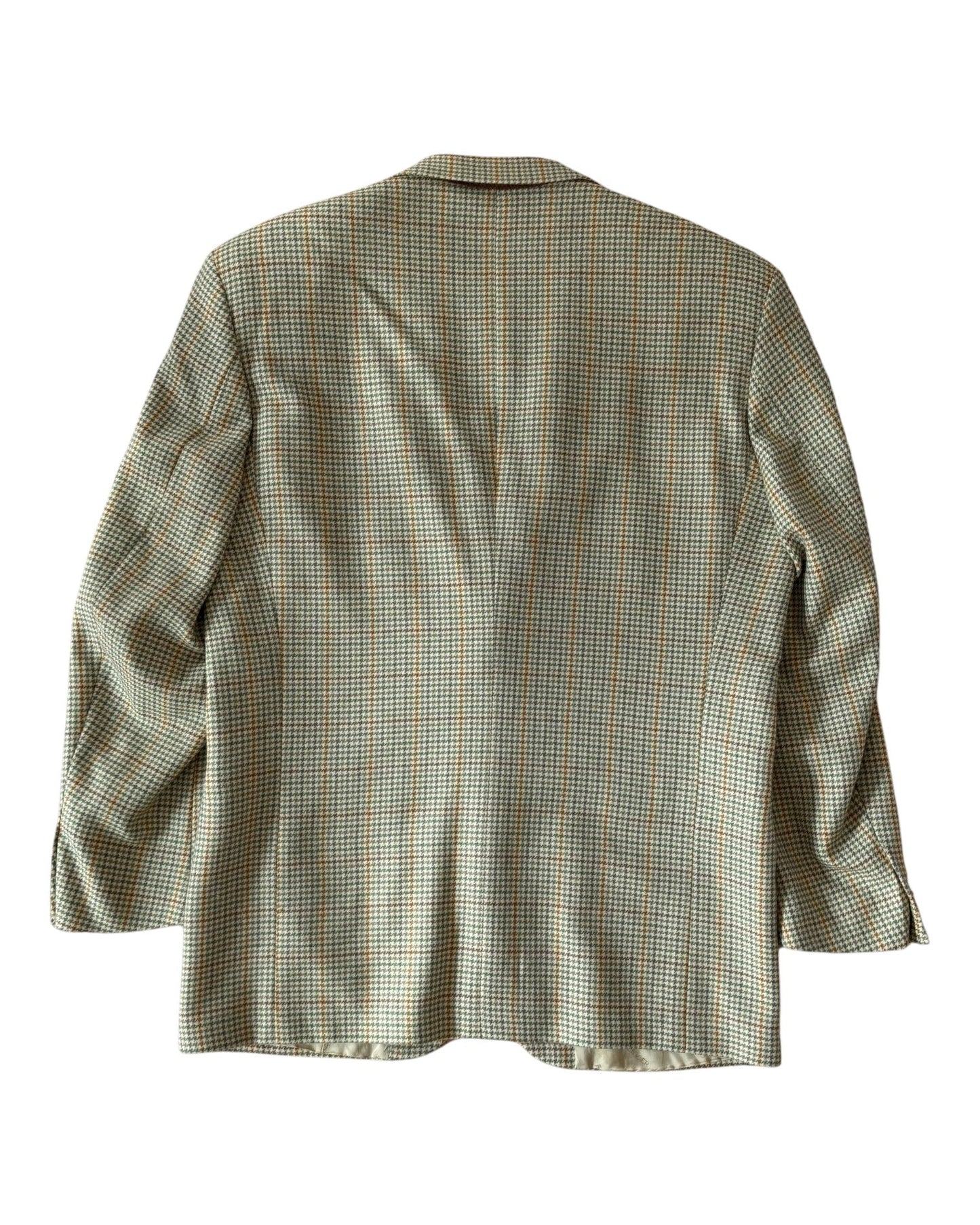 Back view of Valentino houndstooth blazer