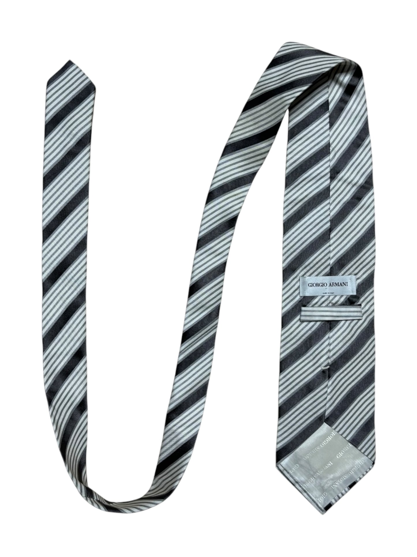 Luxury Armani silk necktie – timeless formalwear accessory.