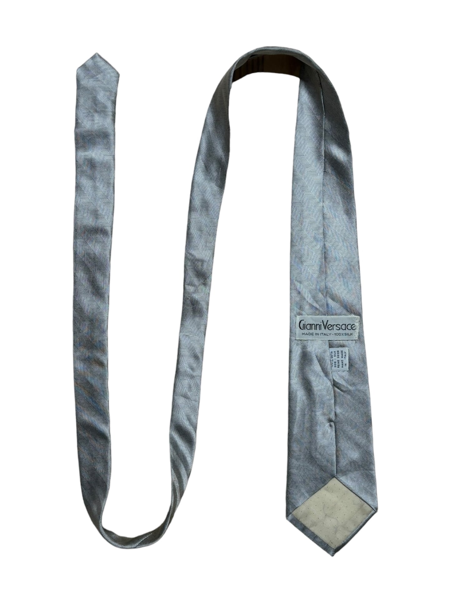 Versace vintage silk necktie – luxury Italian designer tie.