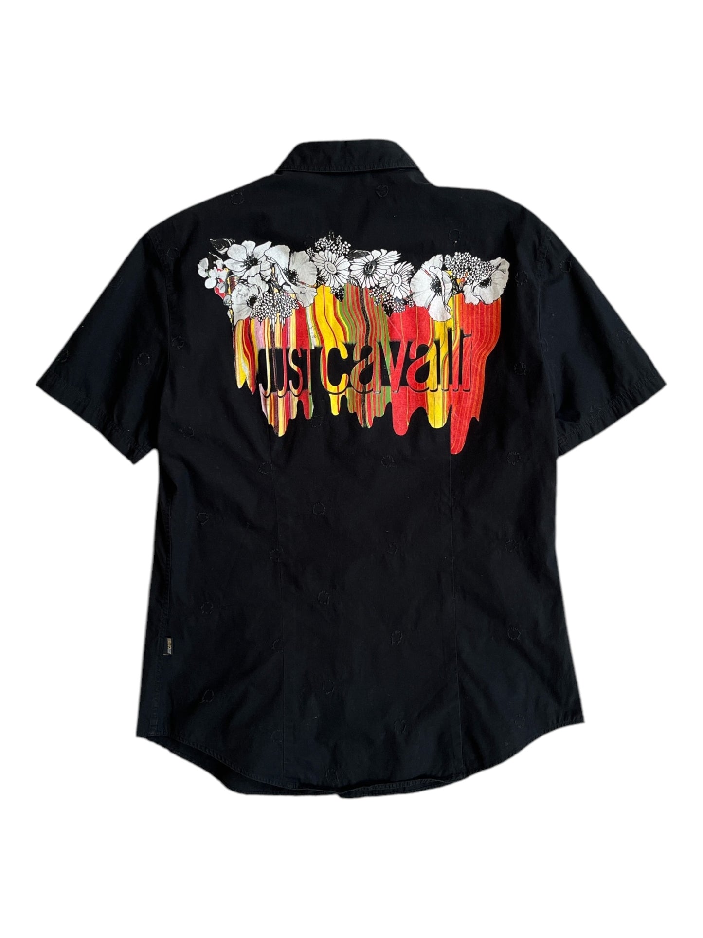 Vintage Just Cavalli short sleeve shirt – 2000s designer fashion