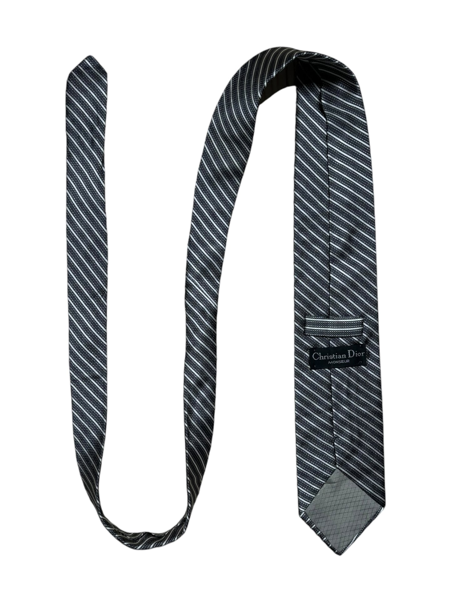 Vintage Christian Dior silk tie – luxury designer necktie