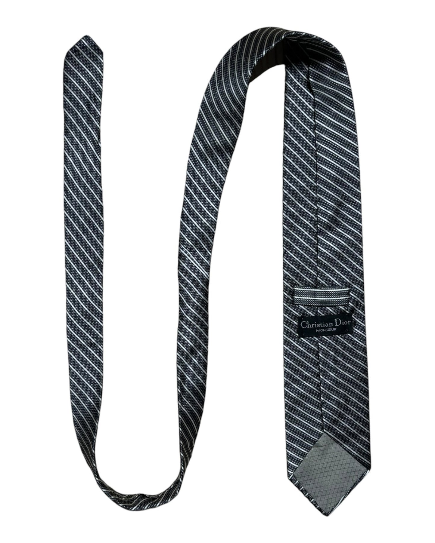 Vintage Christian Dior silk tie – luxury designer necktie