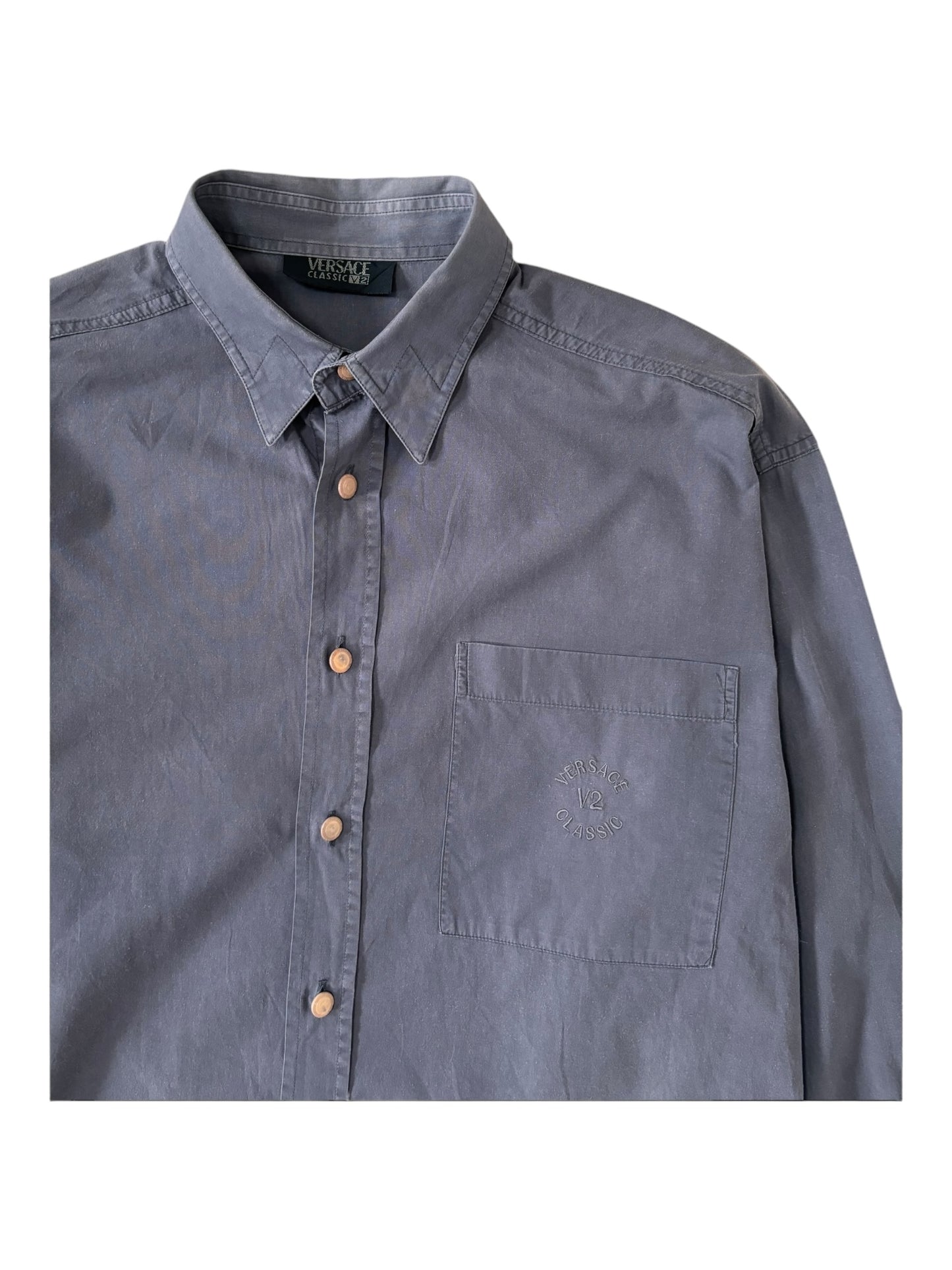 Relaxed Button Down Shirt (M)