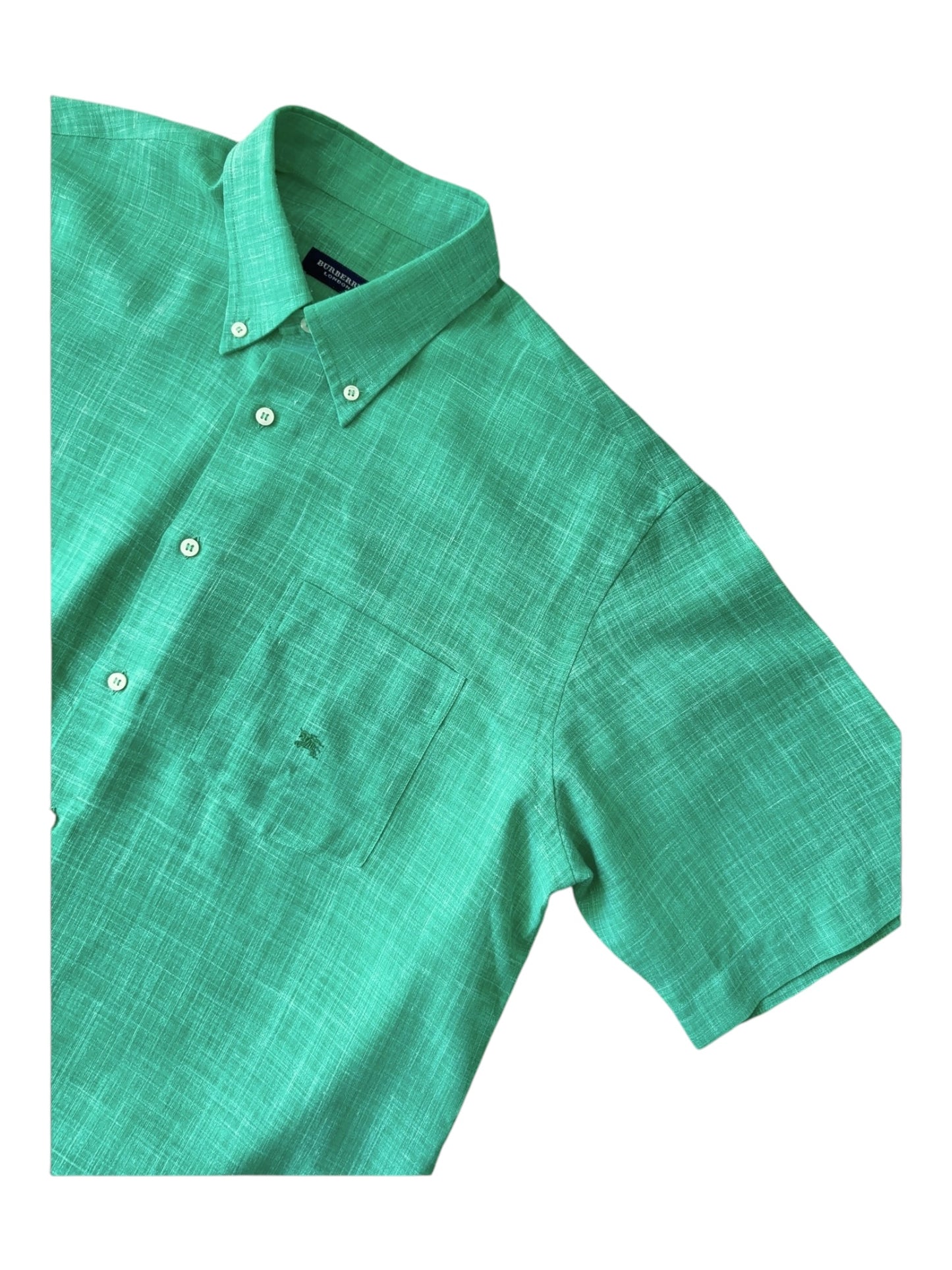 Short Sleeve Linen Shirt (L)