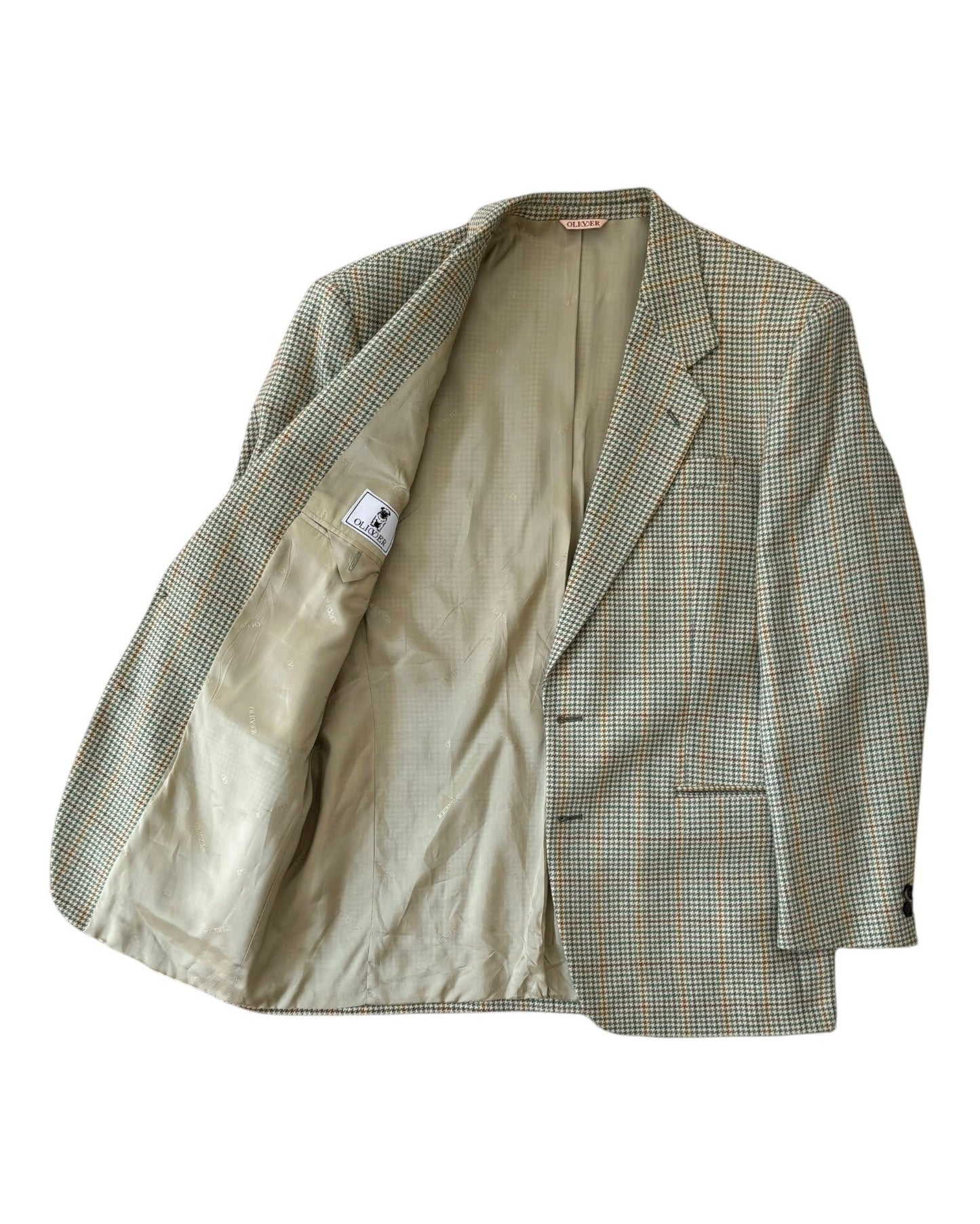 View of the Valentino blazer showing fabric texture