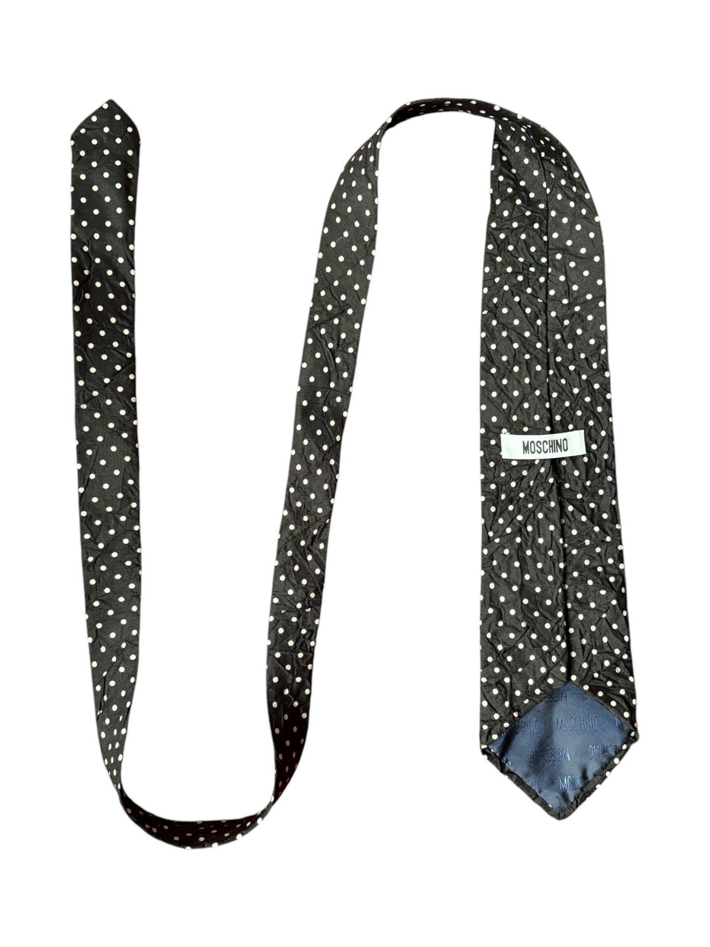 Vintage Moschino silk necktie