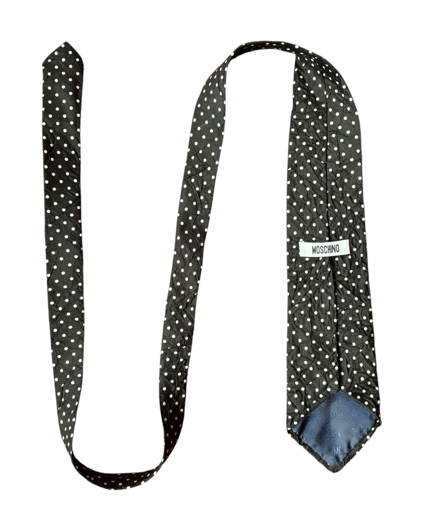 Vintage Moschino silk necktie