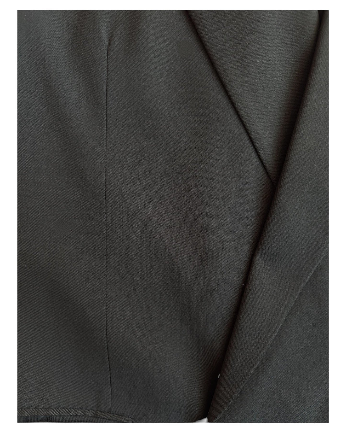 Vintage Valentino grey wool blazer, Italian designer menswear,
