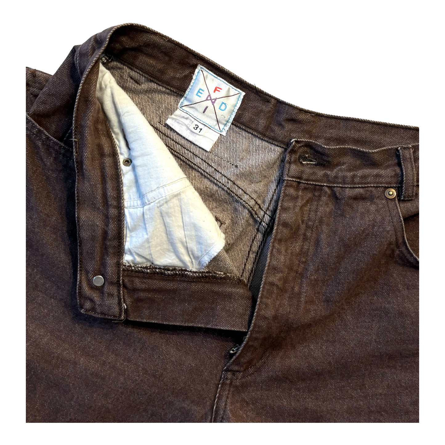 High Waist Taper Jeans (S)