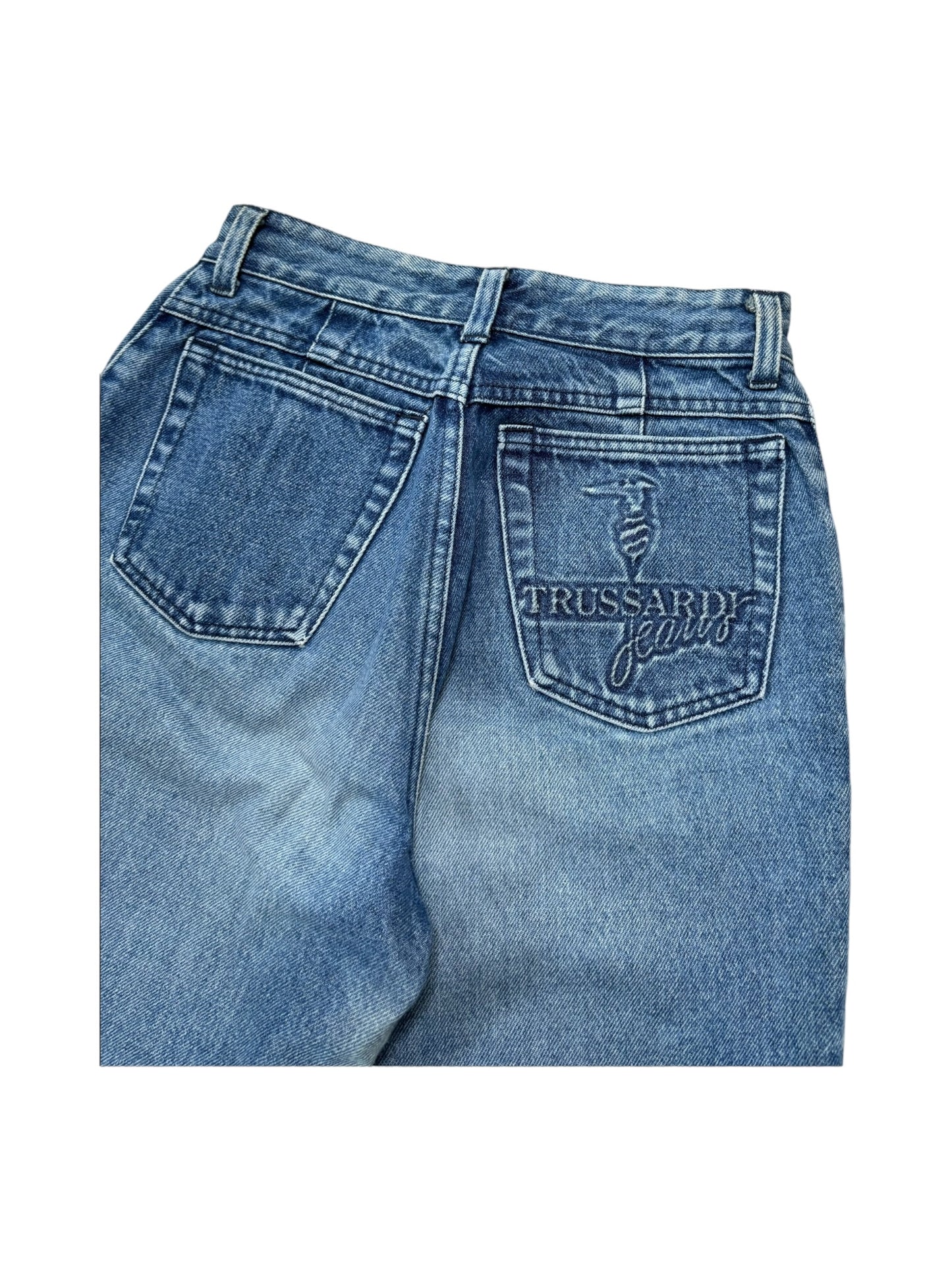 Stonewashed High Waist Jeans (XS)