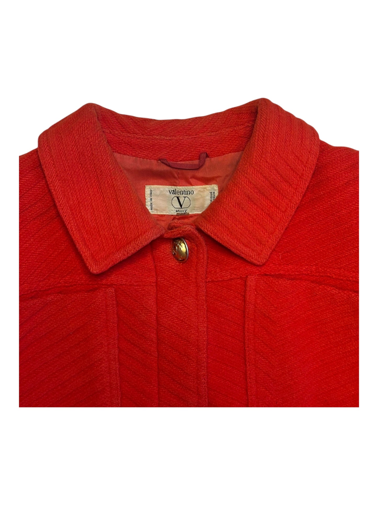 Red A-Line Coat (M)