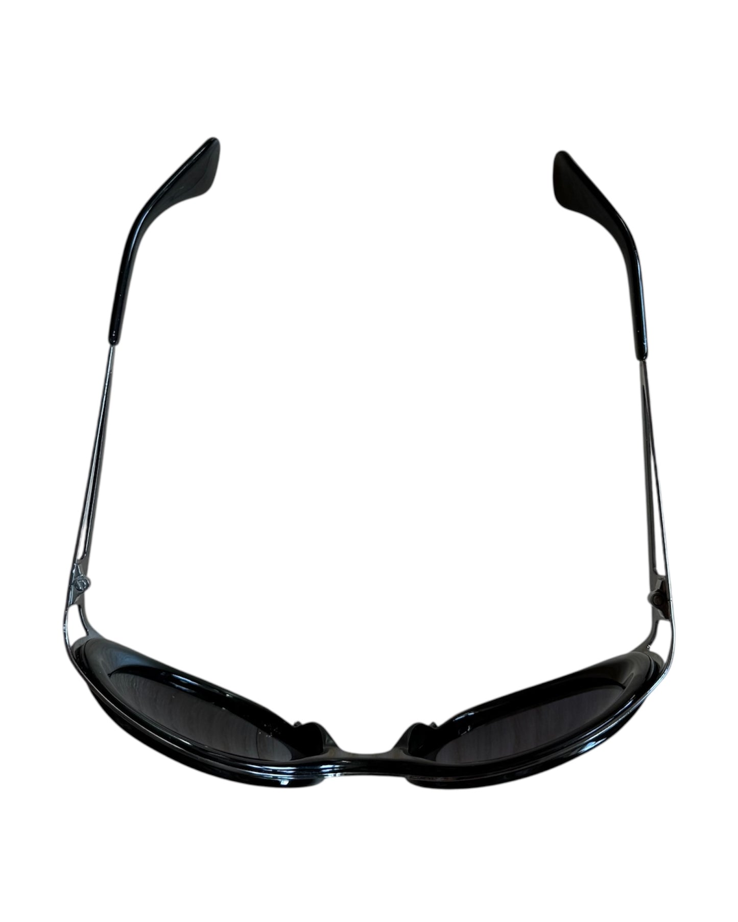 Side profile of Polo Sport sunglasses featuring geometric cutout arms and aerodynamic shape