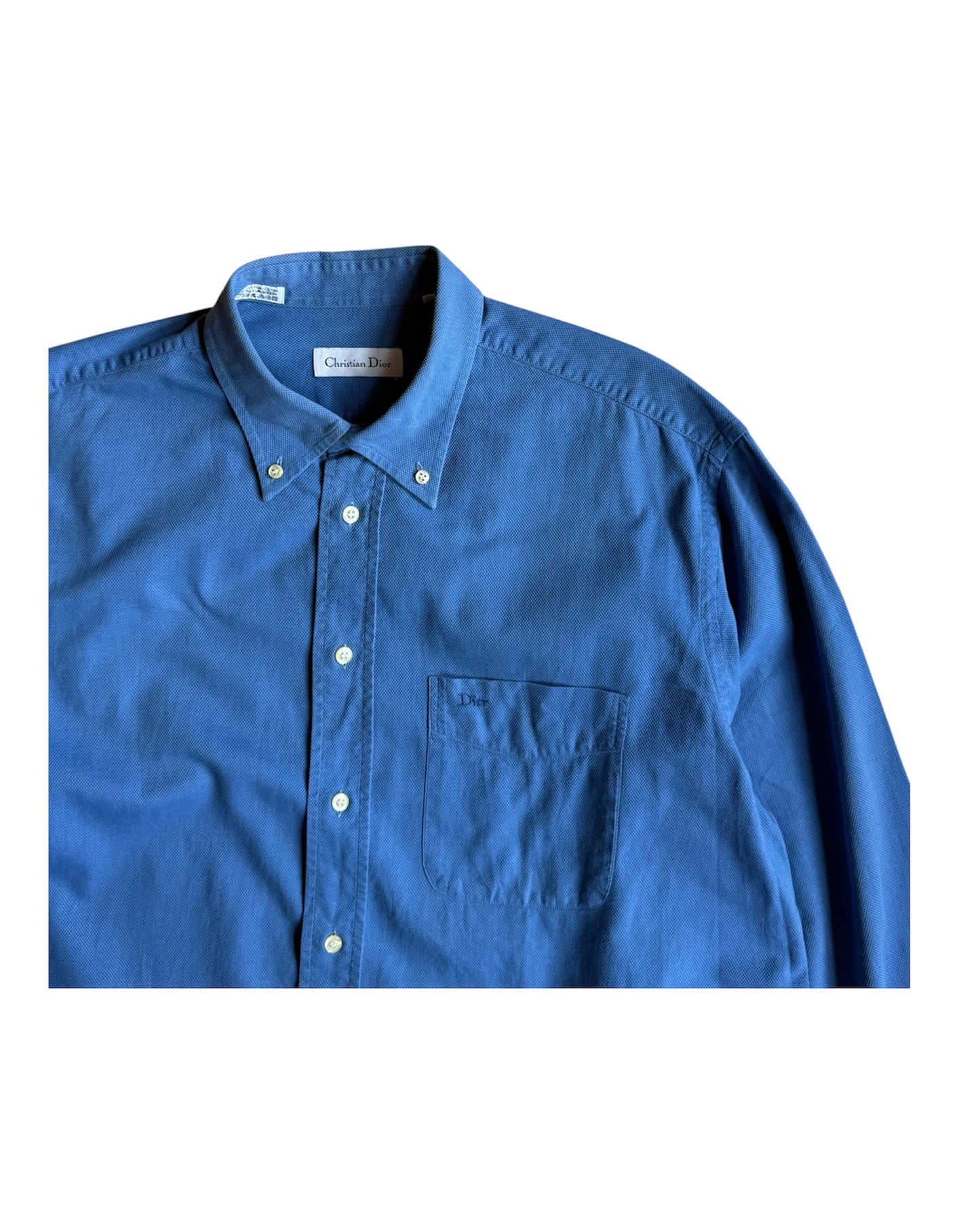 vintage christian dior button-up shirt