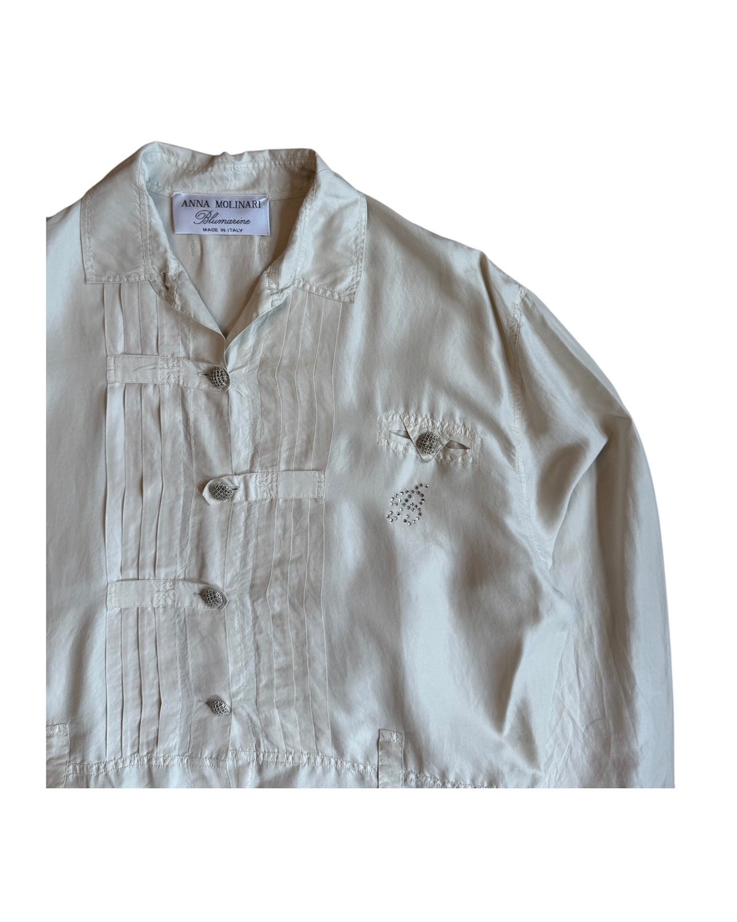 vintage blumarine silk shirt anna molinari