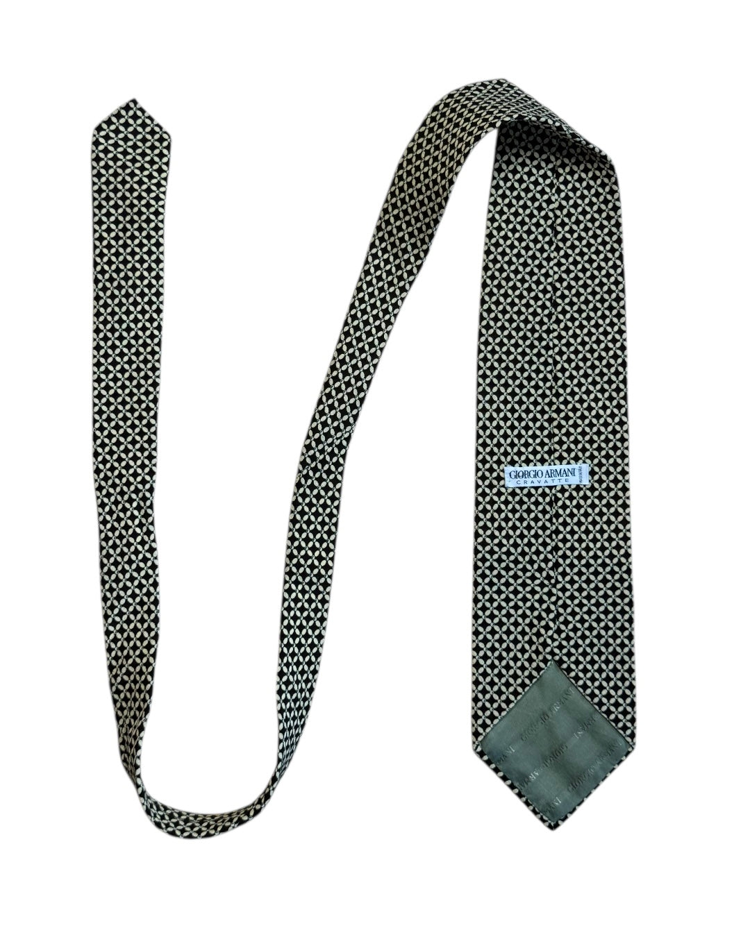 Geometric Silk Necktie