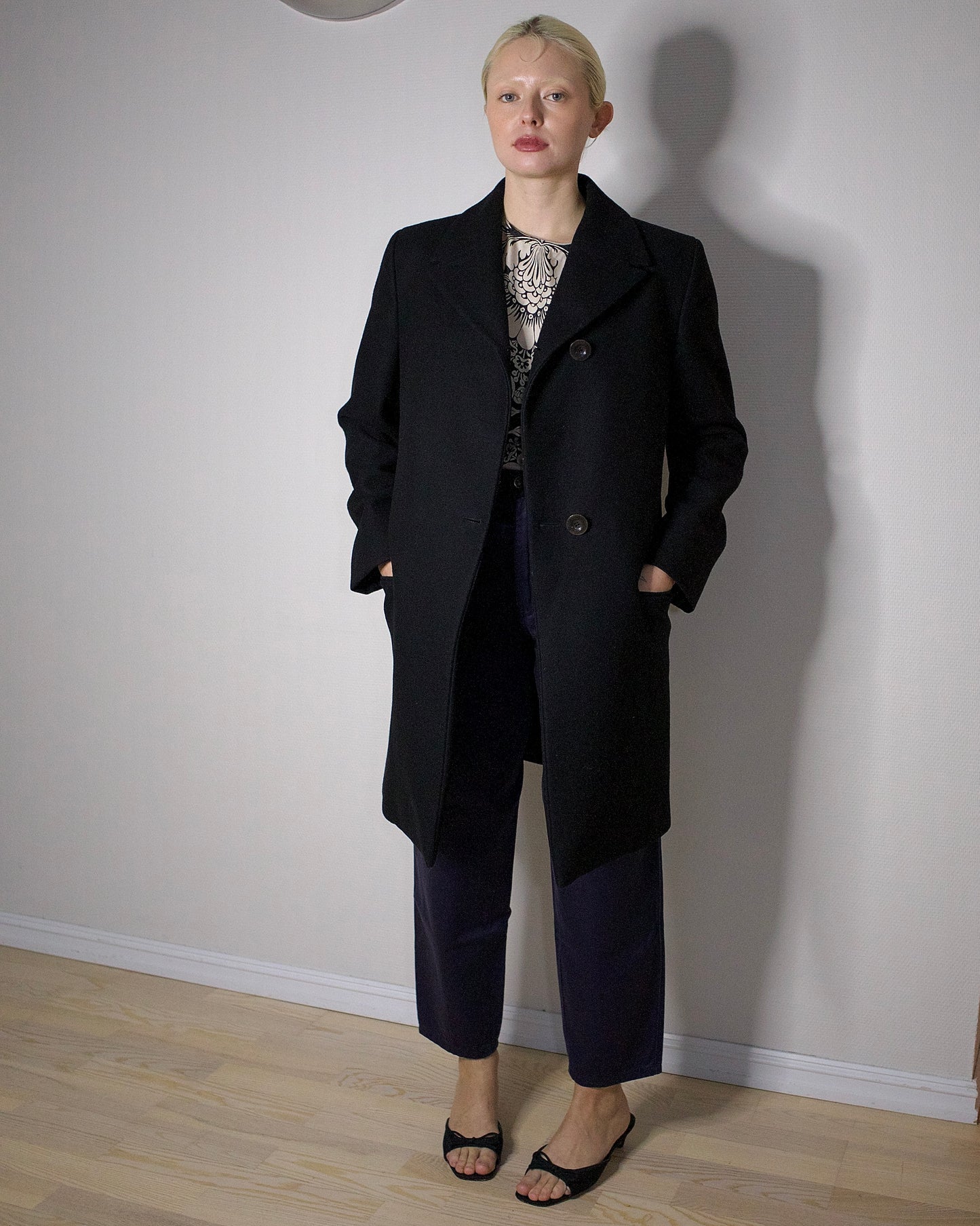 Notch Lapel Overcoat (S)