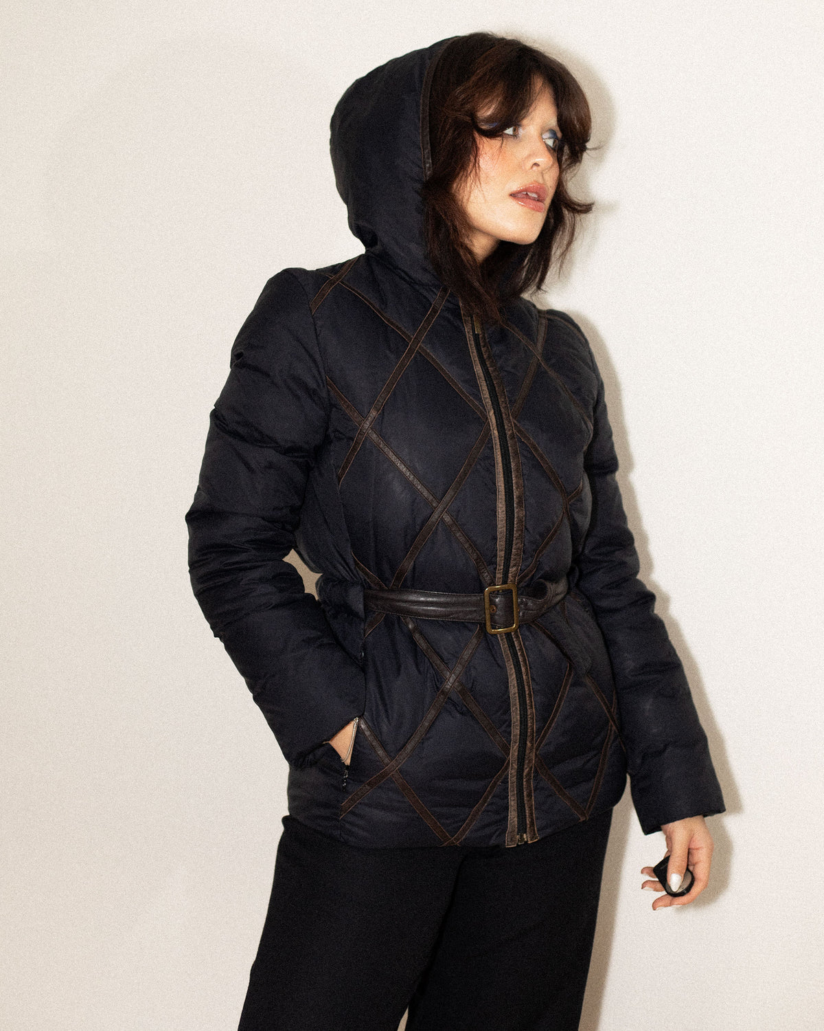 Hooded Down Jacket (XS/S)