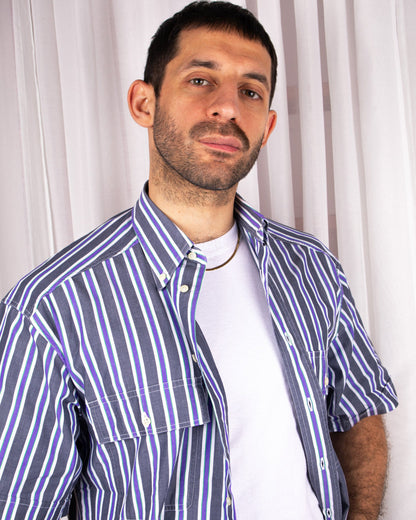 Short Sleeve Striped Shirt (M/L)
