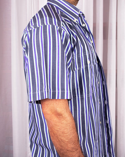 Short Sleeve Striped Shirt (M/L)