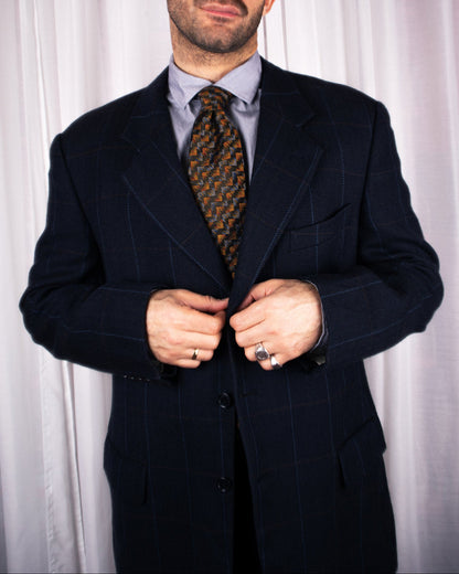 Herringbone Check Blazer (XL)