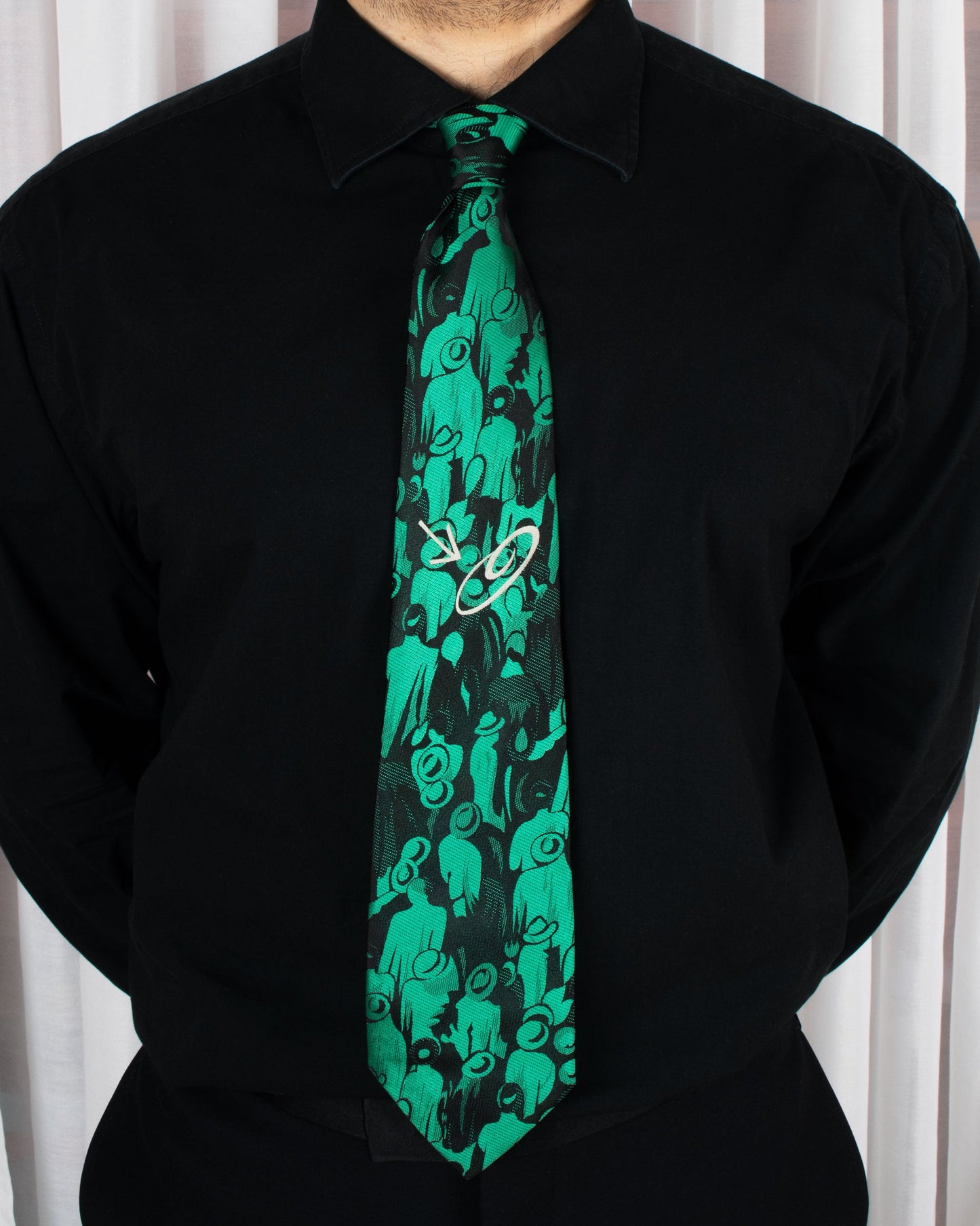 Graphic Silk Necktie