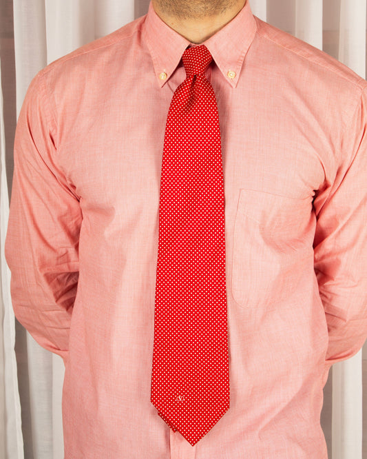 Polkadot Silk Necktie