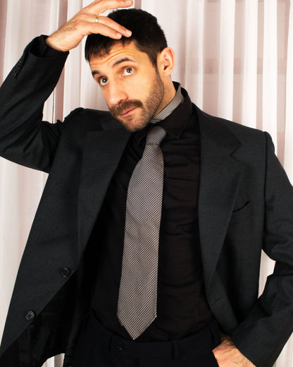 Patterned Silk Necktie