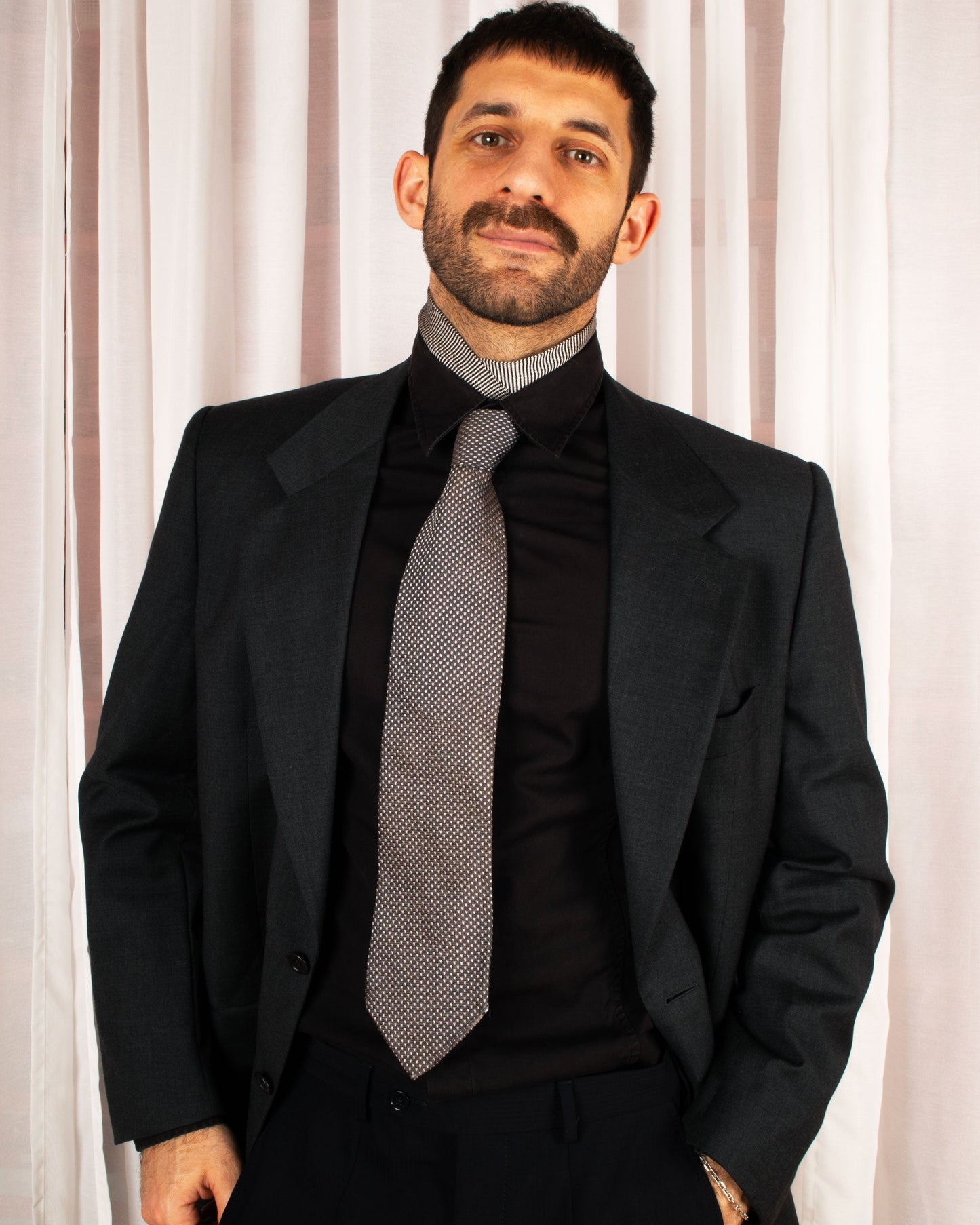 Patterned Silk Necktie