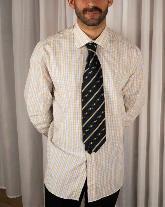 Check Cotton Shirt (XL)