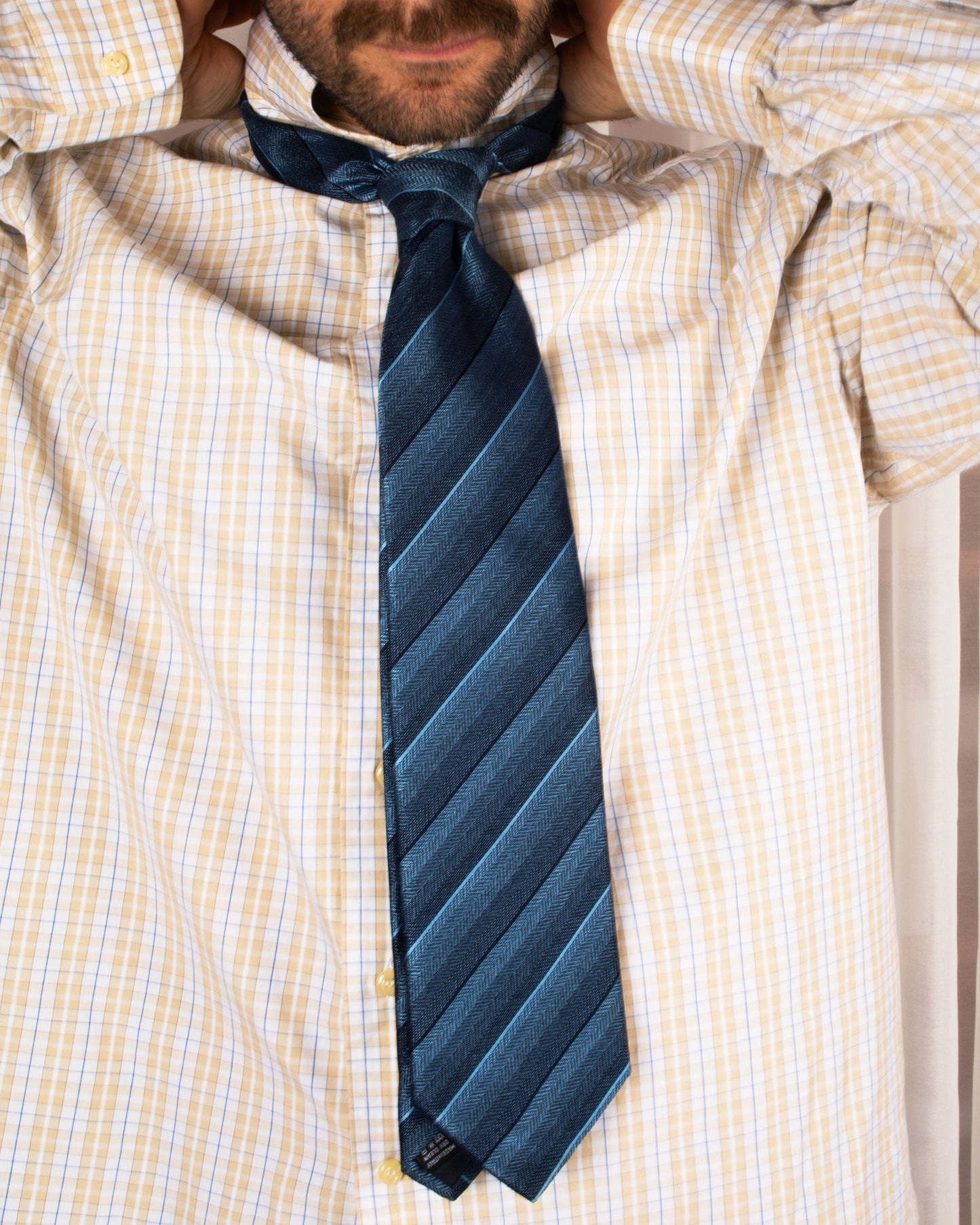 Striped Silk Necktie