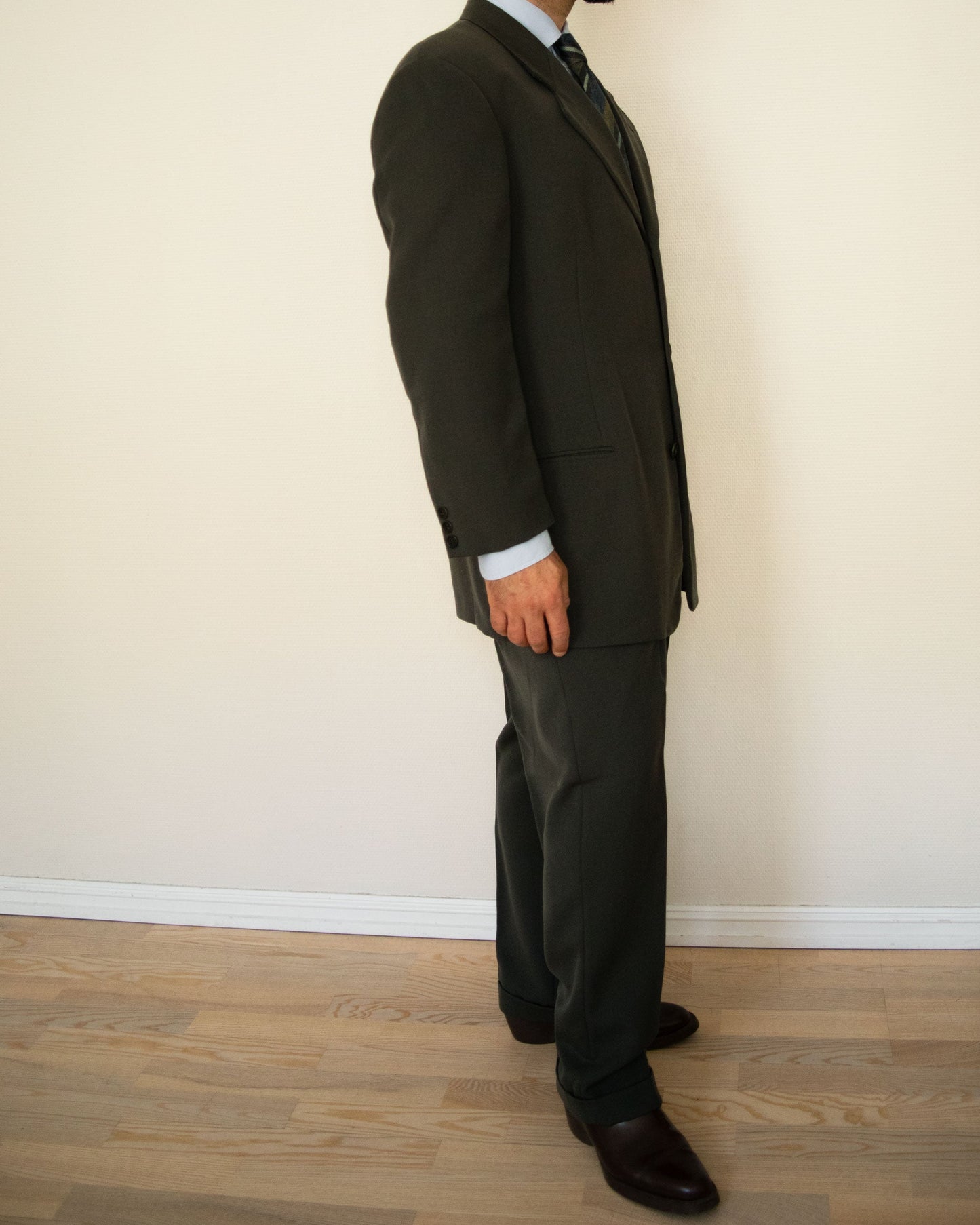 Dark Green 3-Button Suit (52)
