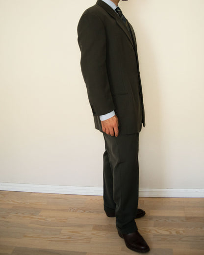 Dark Green 3-Button Suit (52)